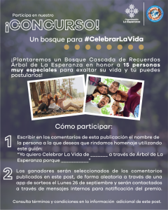 Post Concurso Facebook Bosque Celebra la vida